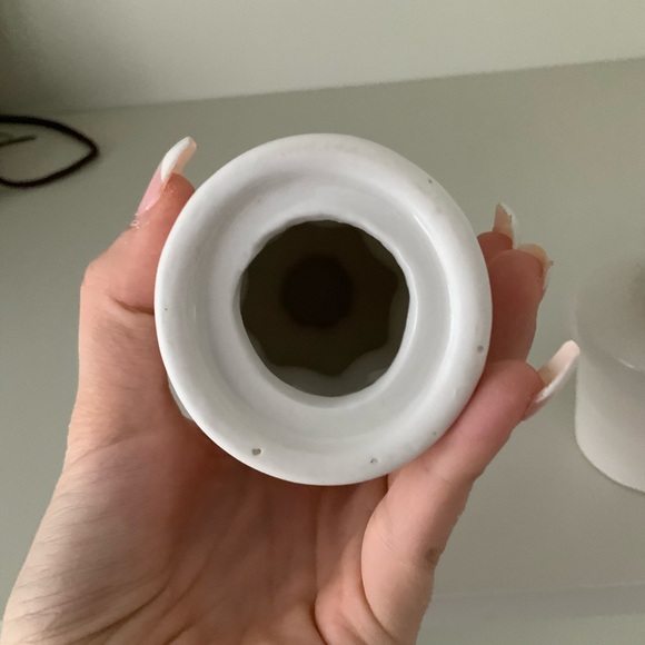 Decorative Ceramic White Small Sculpture Figurines Cactus’s Duo 6” X 2 Like New - Picture 7 of 7